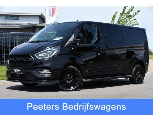 Ford Transit Custom 300 2.0 TDCI L2H1 DC Black Edition Camer, Auto's, Bestelauto's, Particulier, Te koop, ABS, Achteruitrijcamera