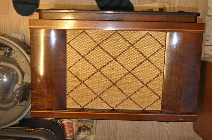 Philips BX680A buizenradio, Antiek en Kunst, Antiek | Tv's en Audio, Ophalen of Verzenden