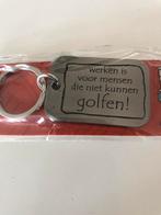 Stalen sleutelhanger met leuke spreuk!, Ophalen of Verzenden, Nieuw, Overige typen