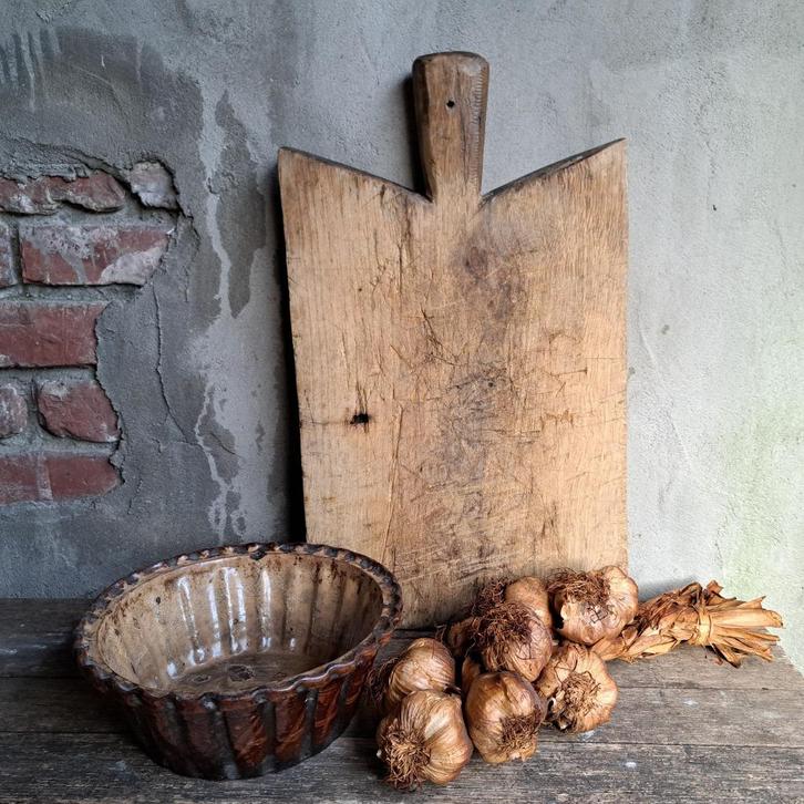 Oude brocante aardewerk bakvorm puddingvorm vorm *Etage3*, Huis en Inrichting, Woonaccessoires | Overige, Gebruikt, Ophalen of Verzenden