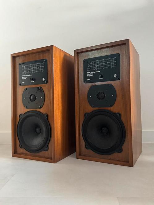 Bowers & Wilkins DM5 vintage speakers – B&W, Audio, Tv en Foto, Luidsprekers, Zo goed als nieuw, Front, Rear of Stereo speakers
