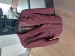Mango wollen jas knie lengte maat M bordeaux, Ophalen of Verzenden, Zo goed als nieuw, Maat 38/40 (M), Rood
