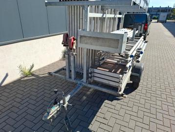 Rolsteiger 10,2 werkhoogte op steigeraanhanger. beschikbaar voor biedingen