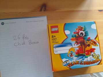 Lego 40605 en 40611 (chinees nieuwjaar en jaar van de draak)