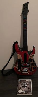 Guitar Hero Metallica compleet met handleiding en gitaar, Spelcomputers en Games, Games | Nintendo Wii, Muziek, Eén computer, Ophalen of Verzenden