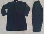Zwarte Shalwar Kamiz Maat 134/140 desi kleding Indiase pak, Kinderen en Baby's, Ophalen of Verzenden, Zo goed als nieuw, Jongen