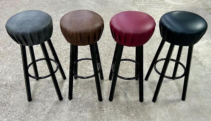 Nieuwe Barkrukken Partij - Verschillende Kleuren, Huis en Inrichting, Barkrukken, Nieuw, 60 tot 90 cm, Leer, Metaal, 5 krukken of meer