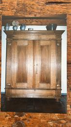 Antieke Eikenhouten Kast - Twee Deuren, Ophalen
