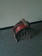 Kabelhaspel met 25 meter verlengsnoer, Ophalen of Verzenden, Gebruikt, Kabel of Snoer