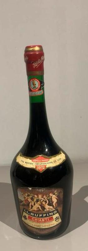 Zeldzame magnum Ruffino Chianti 1972, Verzamelen, Wijnen, Gebruikt, Rode wijn, Italië, Vol, Ophalen of Verzenden