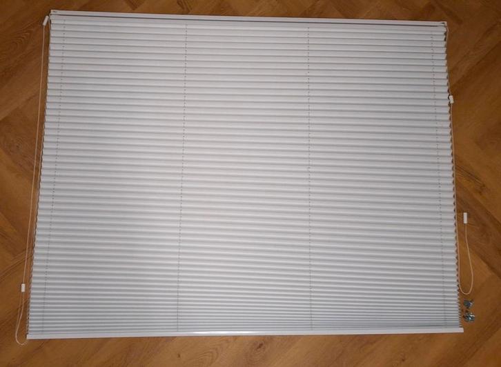 Plissé gordijn Kwantum Philou – wit, verduisterend –, Huis en Inrichting, Stoffering | Gordijnen en Lamellen, Zo goed als nieuw