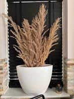 Eric Kuster vaas met decoratie, Ophalen, Wit, Aardewerk of Porselein, Zo goed als nieuw