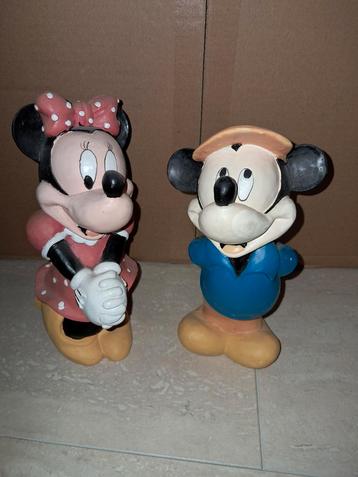 Mickey & Minnie Mouse Beeldjes - Set beschikbaar voor biedingen