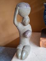 Speksteen Beeldje Afrikaanse Dame 22 cm, Ophalen of Verzenden