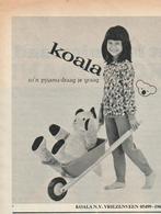 Retro reclame 1967 Koala pyjama's kinderen Vriezenveen, Verzenden, Overige typen