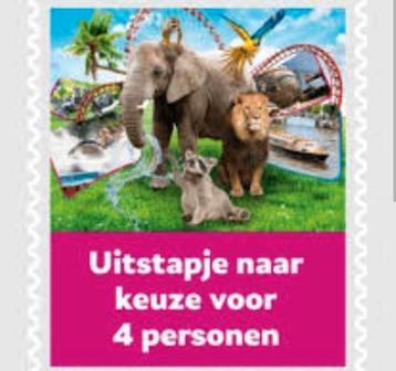4 kaartjes dagje weg na keuze  beschikbaar voor biedingen