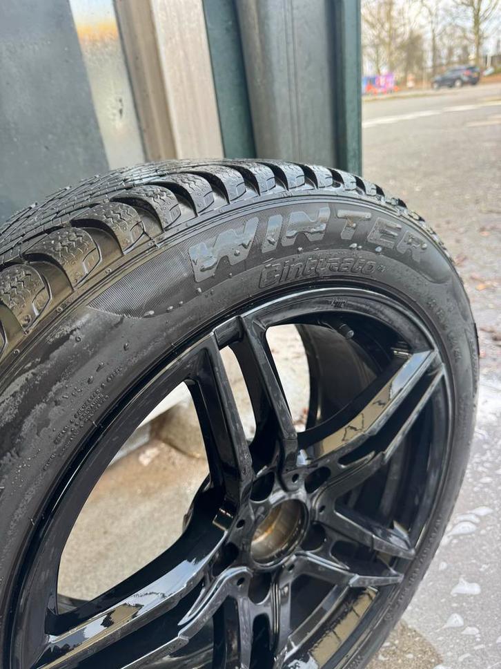 BMW velgen ZGAN Set Spaak Velgen met pirreli Winterband BMW, Auto-onderdelen, Banden en Velgen, Banden en Velgen, Winterbanden