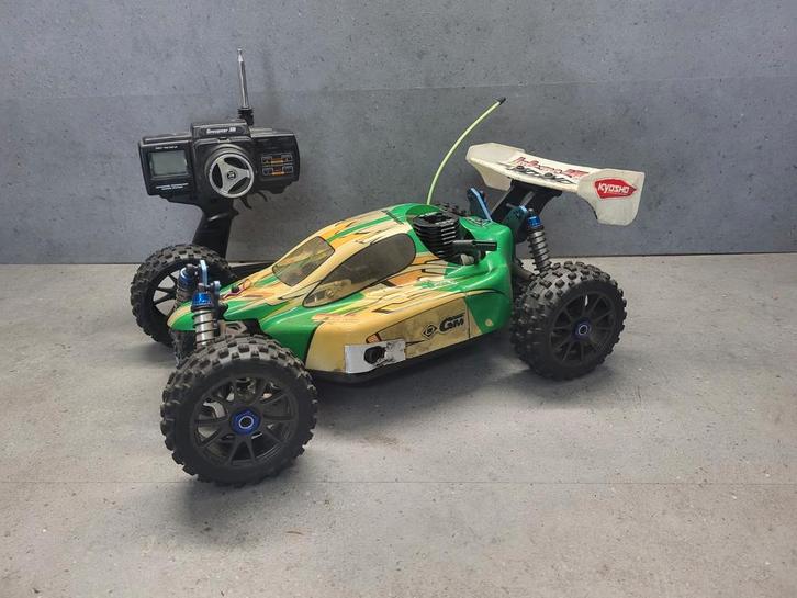 Gm nitro auto 3.5cc 1/8, Hobby en Vrije tijd, Modelbouw | Radiografisch | Auto's, Zo goed als nieuw, Auto onroad, Nitro, Ophalen of Verzenden