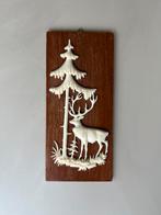 Oud winter taferreel wanddecoratie, Ophalen of Verzenden, Zo goed als nieuw