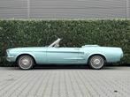 Ford Mustang Convertible, LEDER, STUURBEKRACHTIGING, AIRCO, Auto's, Cabriolet, Blauw, Leder, Bedrijf
