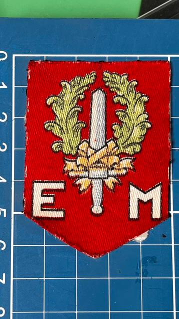 DIVISIE 7 DECEMBER CANVAS MOUWEMBLEEM ENGELSE UITVOERIN beschikbaar voor biedingen