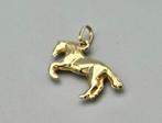 Vintage gouden paard hanger. 2025/636