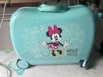 Kinderkoffer ride on minnie mouse, Sieraden, Tassen en Uiterlijk, Koffers, Wieltjes, Gebruikt, Hard kunststof, Minder dan 50 cm