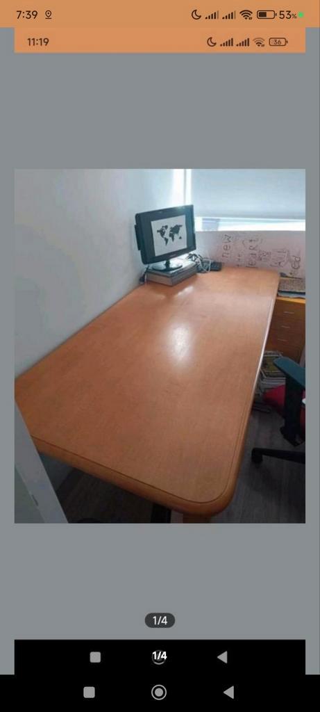 Eettafel/bureau 1.80*0.8*0.75 (L*B*H)., Huis en Inrichting, Bureaus, Zo goed als nieuw, Ophalen