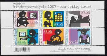 2007 Kinderzegels NVPH Blok 2527 postfris. beschikbaar voor biedingen