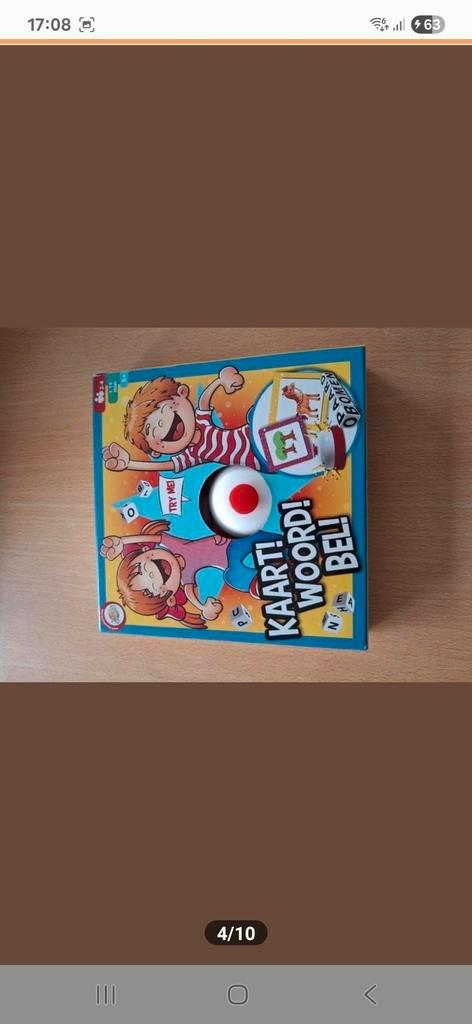 Gezelschapsspel Kaart woord bel, Hobby en Vrije tijd, Gezelschapsspellen | Kaartspellen, Zo goed als nieuw, Ophalen of Verzenden