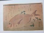 Prent Japan 20e eeuw Vis, Verzenden