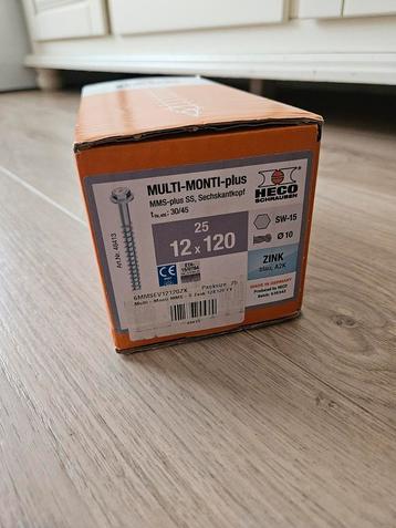 HECO MULTI-MONTI-plus SS Betonschroef 12,0x120 mm zeskantkop beschikbaar voor biedingen