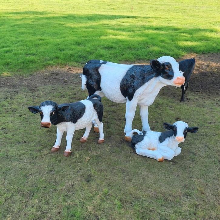 Beeld schaap, beeld koe, beeld kalf, beeld geit, beeld ezel, Verzamelen, Dierenverzamelingen, Nieuw, Beeldje of Figuurtje, Boerderijdier