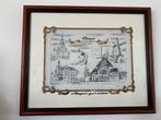 Dongen, glasgravure met koepelkerk, Ophalen of Verzenden, Zo goed als nieuw