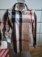 Geruite blouse, Kleding | Dames, Maat 38/40 (M), Beige, Ophalen of Verzenden, Zo goed als nieuw