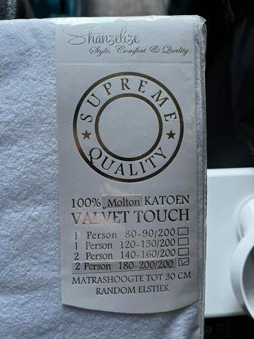 Molton katoen hoeslaken 180x200 top kwaliteit beschikbaar voor biedingen