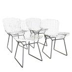 Harrie Bertoia For Knoll International, Wire Dining Chairs, Ophalen, Gebruikt, Knoll International, Wit