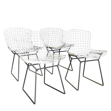 Harrie Bertoia For Knoll International, Wire Dining Chairs beschikbaar voor biedingen