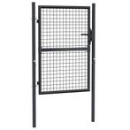 Gaaspoort 100x175 cm gegalvaniseerd staal grijs, Ophalen of Verzenden, Nieuw, Looppoort, 150 tot 200 cm