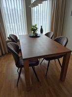 Massief eiken tafel Montana, Ophalen of Verzenden, Rechthoekig, 200 cm of meer, 50 tot 100 cm