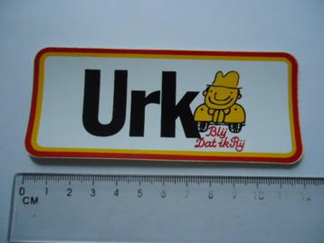 sticker oud URK Blij dat ik rij auto oldtimer smile retro beschikbaar voor biedingen