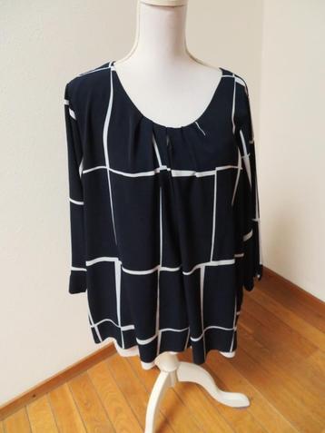 E68 PAPRIKA apart blouse shirt blauw maat 4 = 48	 beschikbaar voor biedingen
