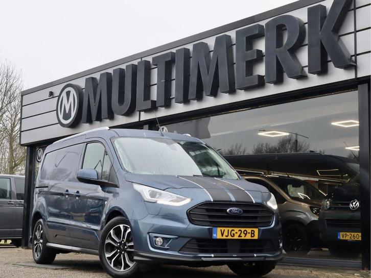 Ford Transit Connect 1.5 AUTMAAT SPORT LANG (bj 2021), Auto's, Bestelauto's, Te koop, ABS, Achteruitrijcamera, Airbags, Airconditioning