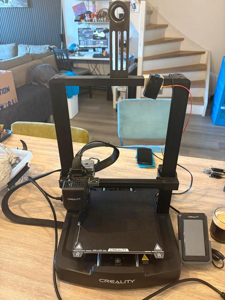 Creality 3v3se met nebula pad, Computers en Software, 3D Printers, Gebruikt, Ophalen of Verzenden