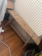 Rustiek houten bankje – decoratief & functioneel, Huis en Inrichting, Banken | Bankstellen, Ophalen, Minder dan 75 cm, Tweepersoons