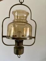 Oude Franse tinnen boerenlamp, Ophalen