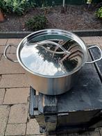 Zgan grote pan, soeppan Sola, Huis en Inrichting, Keuken | Potten en Pannen, Ophalen, Zo goed als nieuw, Rvs, Kookpan of Snelkookpan