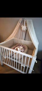Beige Boxbumper voor Baby, Ophalen of Verzenden, Zo goed als nieuw, Minder dan 140 cm, Minder dan 70 cm