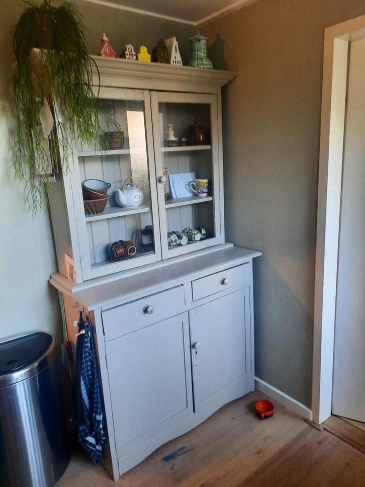 Oude houten buffetkast, Huis en Inrichting, Kasten | Buffetkasten, Gebruikt, 200 cm of meer, 100 tot 150 cm, 25 tot 50 cm, Ophalen