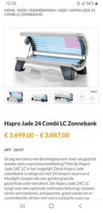 Hapro jade C 24 LC zonnebank.  Zie omschrijving, Ophalen, Zo goed als nieuw, 15 lampen of meer